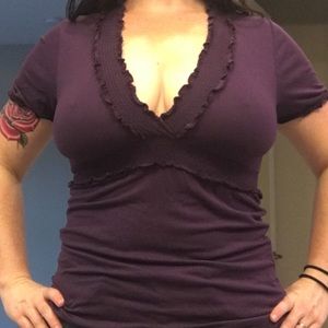 Dusty purple BCBG top